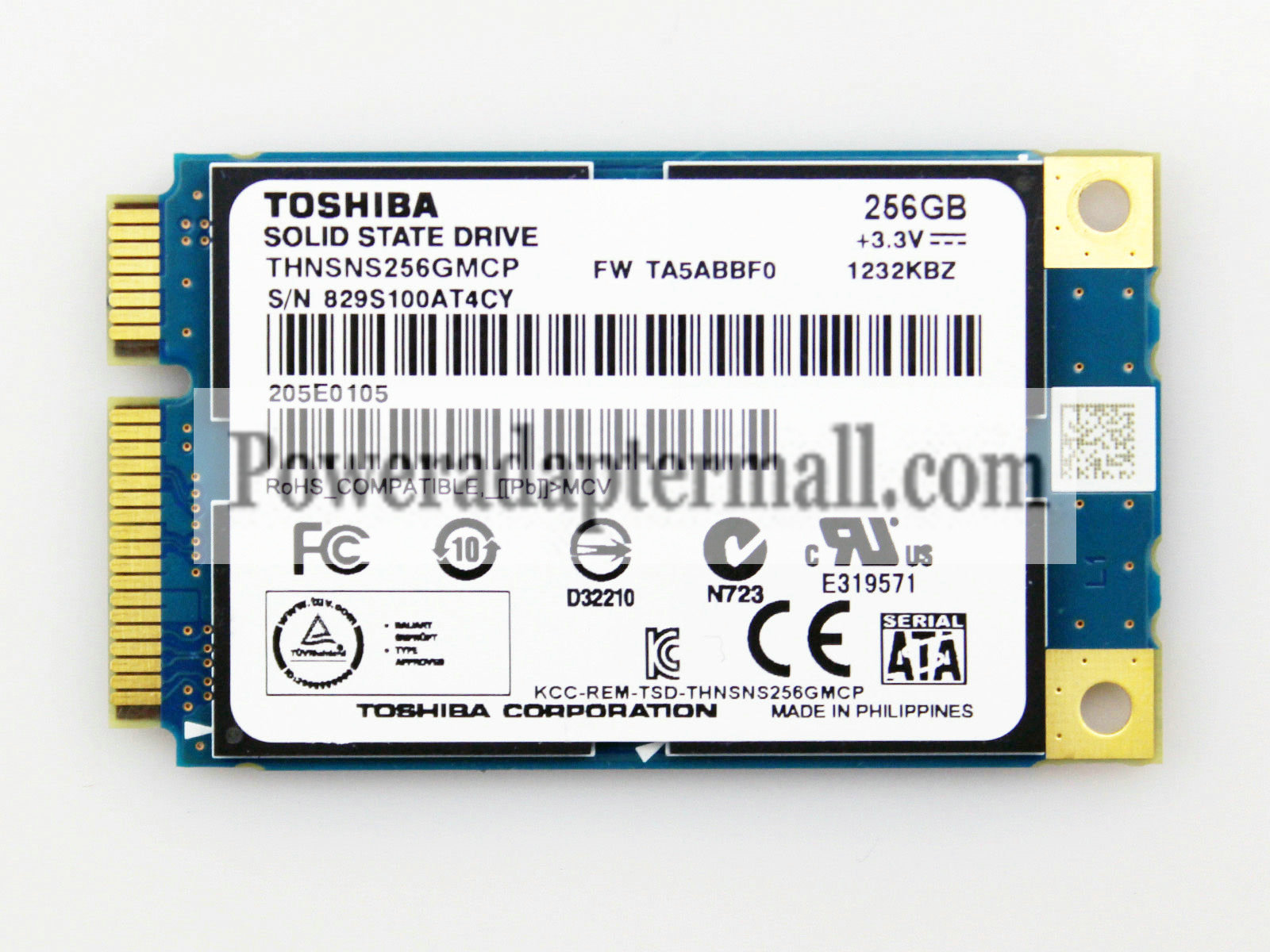 Toshiba THNSNS256GMCP SSD 256G Solid State Drive For Asus Samsun - Click Image to Close